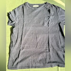 Officine Generale Slate Gray Short Sleeve Tee